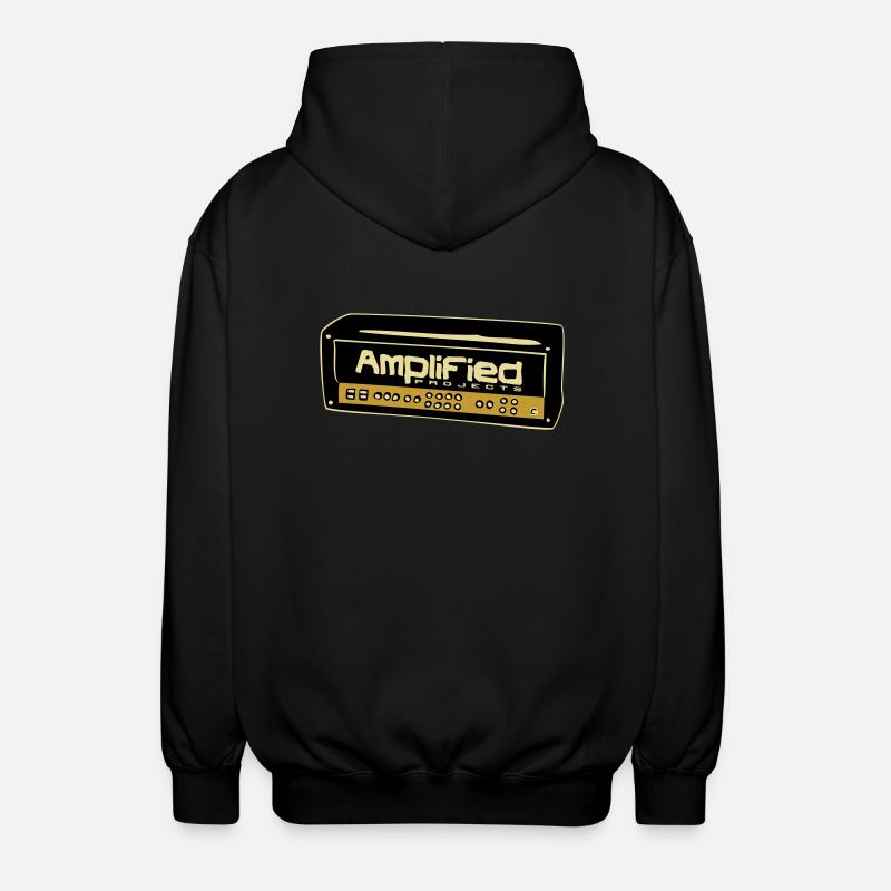 Amplifier - Unisex Hooded Jacket - black