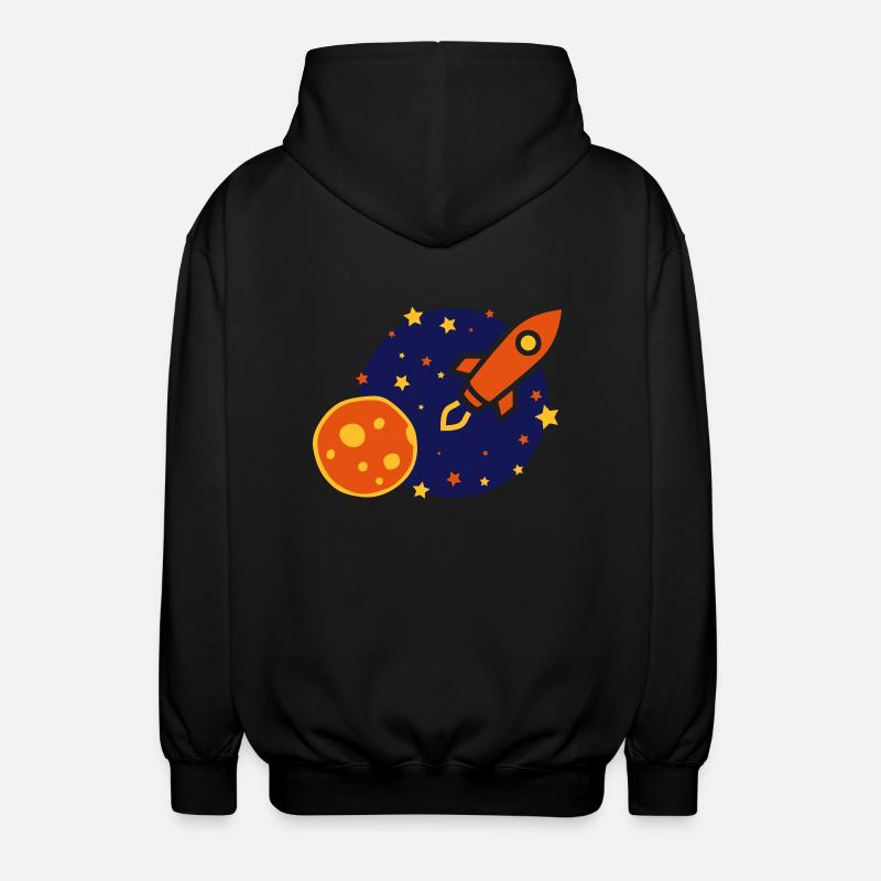 fusée - Veste à capuche unisexe - noir