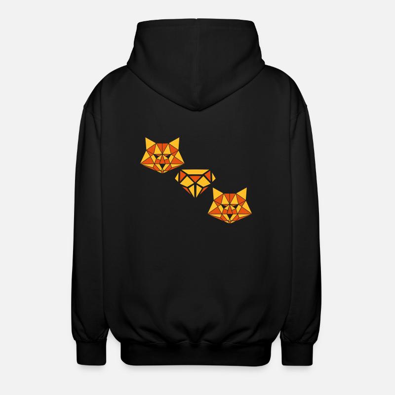 fox_diamond_02 - Veste à capuche unisexe - noir
