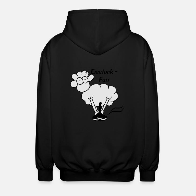 eisstock - Unisex Kapuzenjacke - Schwarz
