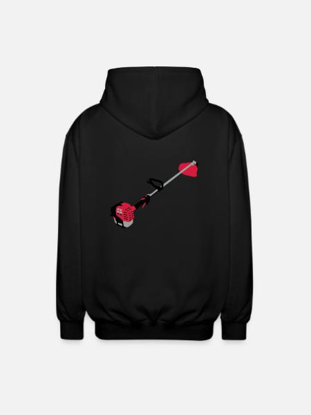Motorsense_d1 - Unisex Kapuzenjacke - Schwarz