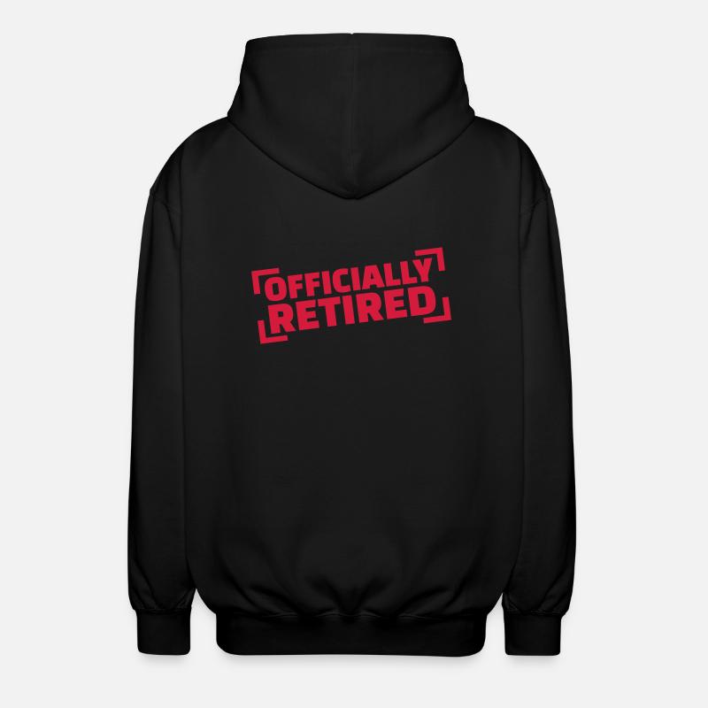 Rente - Unisex Kapuzenjacke - Schwarz