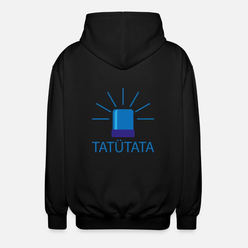 tatütata2 - Unisex Kapuzenjacke - Schwarz