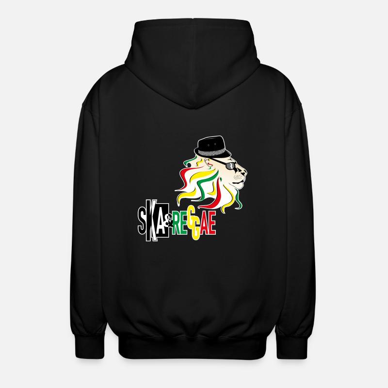 Ska & Reggae - Veste à capuche unisexe - noir