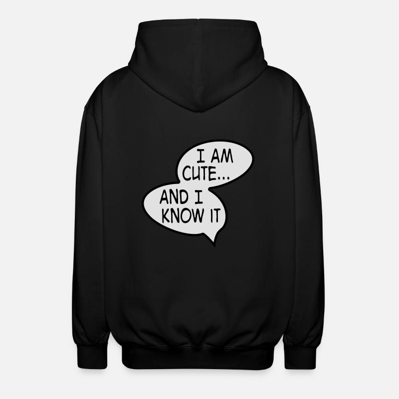 mignon - Veste à capuche unisexe - noir