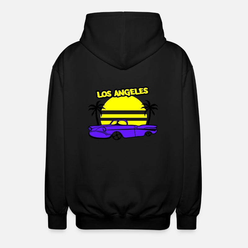 los angeles lowrider - Unisex Kapuzenjacke - Schwarz