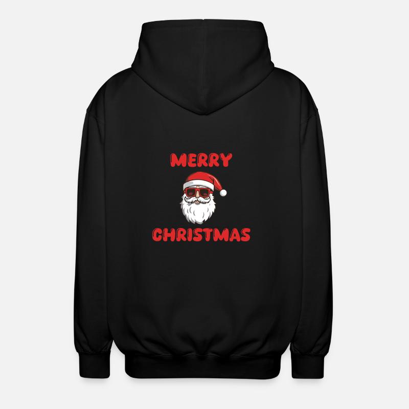 Père Noël joyeux Noël - Veste à capuche unisexe - noir