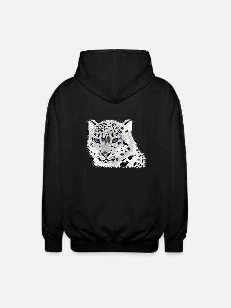 POLAR TIGER - Unisex Kapuzenjacke - Schwarz