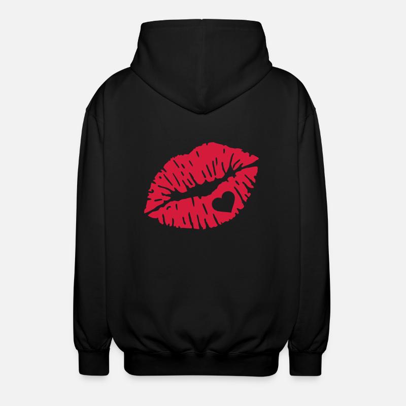 Baiser - Veste à capuche unisexe - noir