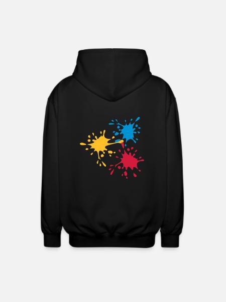 Farbe - Unisex Kapuzenjacke - Schwarz
