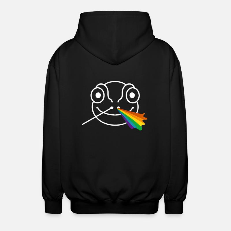 Prisme caméléon - Veste à capuche unisexe - noir