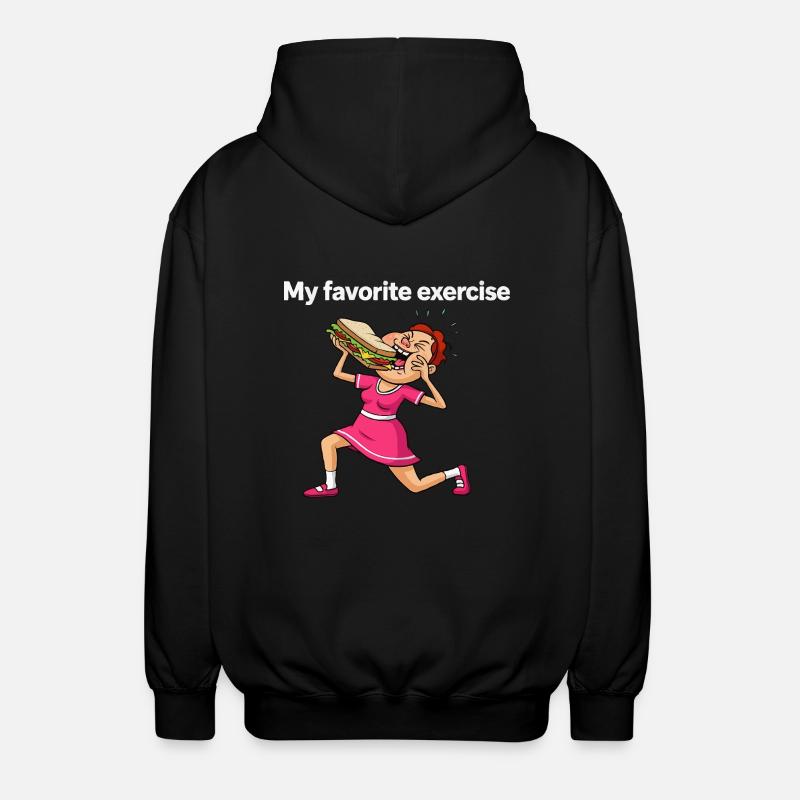 Exercice préféré - Veste à capuche unisexe - noir