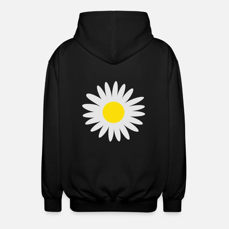Flower, flowers, rose - Unisex Hooded Jacket - black