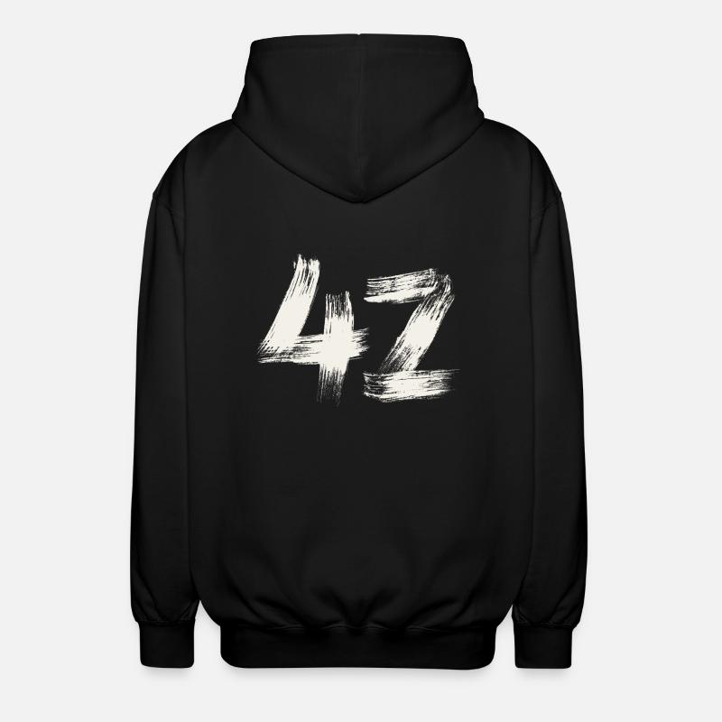 42 - Unisex Kapuzenjacke - Schwarz