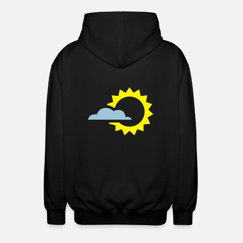 soleil - Veste à capuche unisexe - noir