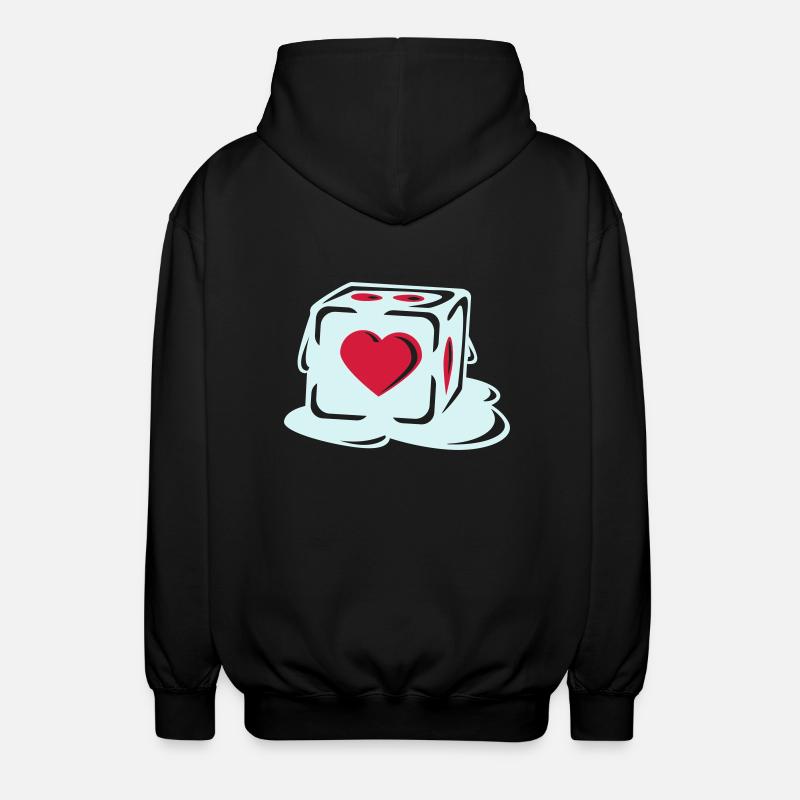 With Heart - Veste à capuche unisexe - noir