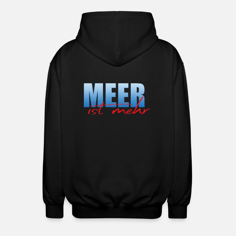 La mer, c’est plus - Veste à capuche unisexe - noir