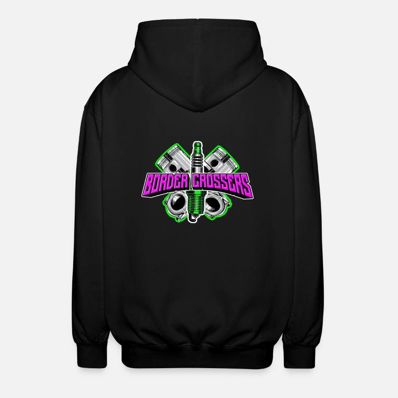 RACING 3 1 - Unisex Kapuzenjacke - Schwarz