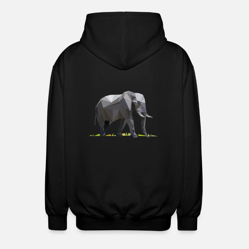Elephant - Veste à capuche unisexe - noir