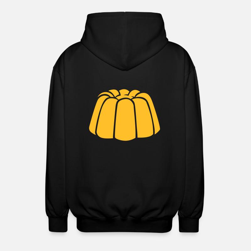 Pudding - Unisex Kapuzenjacke - Schwarz