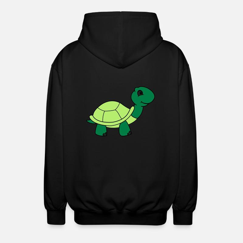 schildkroete_002 - Veste à capuche unisexe - noir