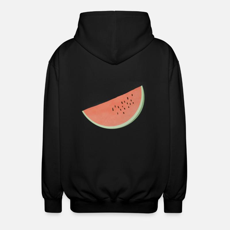 Pastèque - Veste à capuche unisexe - noir