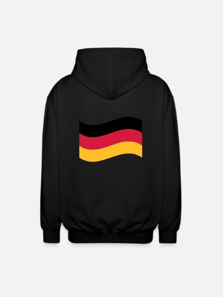 Deutschland - Unisex Kapuzenjacke - Schwarz