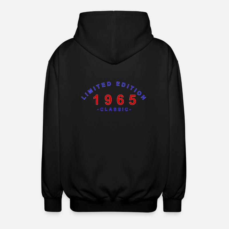 1965, édition limitée - Veste à capuche unisexe - noir
