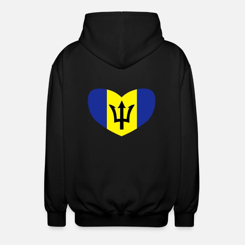 I love Barbados - Veste à capuche unisexe - noir