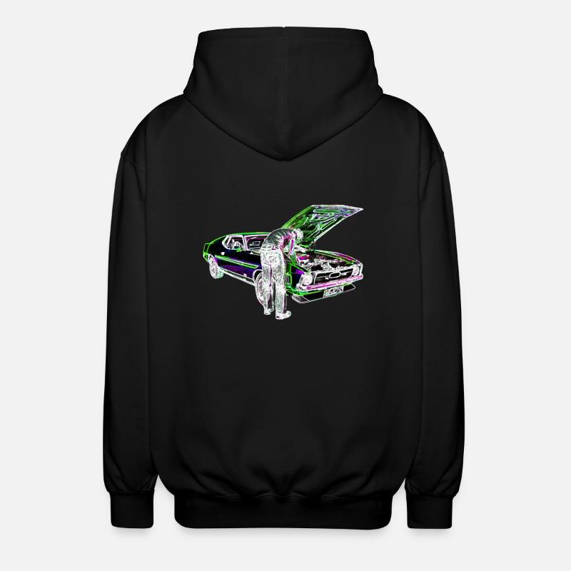 Schrauber Iinvert - Unisex Kapuzenjacke - Schwarz