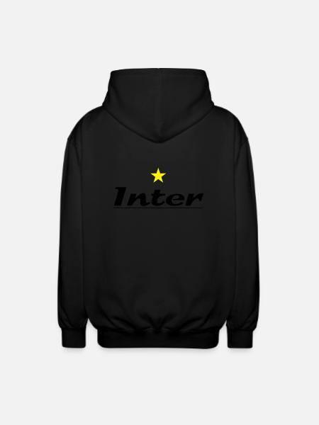inter_02 - Unisex Hooded Jacket - black