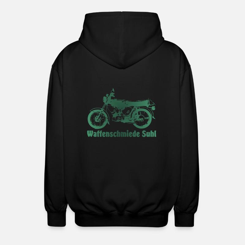 Simson S51 Waffenschmiede Suhl - Unisex Kapuzenjacke - Schwarz
