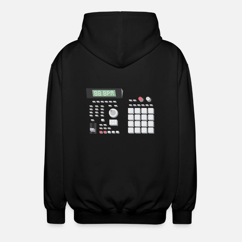 88 BPM MPC 2000 - Veste à capuche unisexe - noir