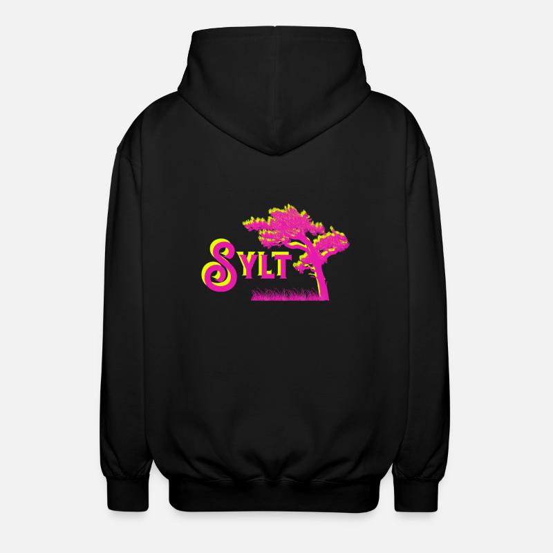 Sylt - Unisex Kapuzenjacke - Schwarz