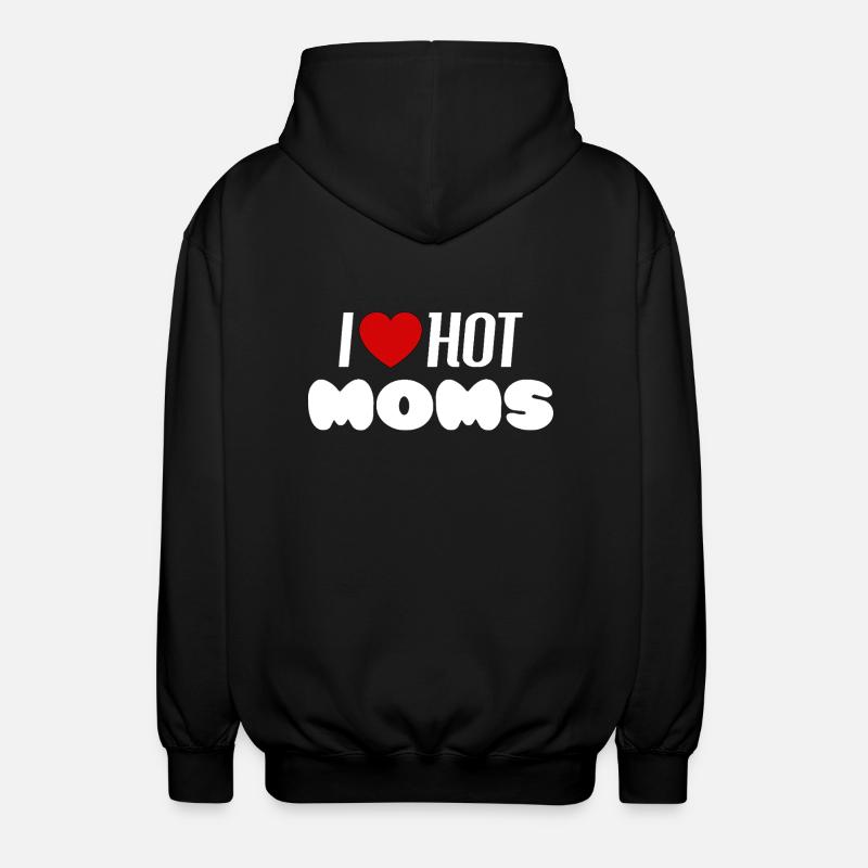 J’adore les mamans sexy - Veste à capuche unisexe - noir