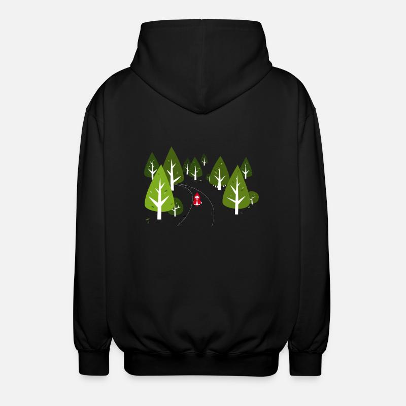 Rotkäppchen - Unisex Kapuzenjacke - Schwarz