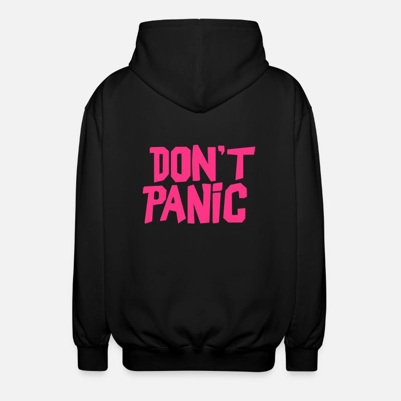 panique Dont ' - Veste à capuche unisexe - noir