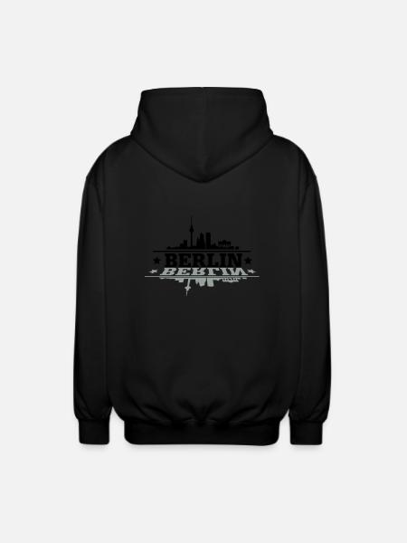 Berlin - Unisex Kapuzenjacke - Schwarz