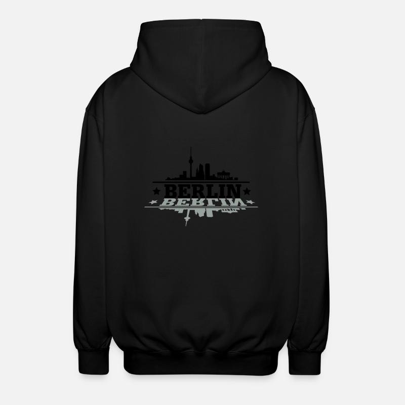 Berlin - Veste à capuche unisexe - noir