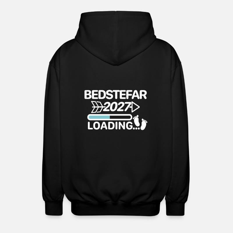 Papy 2027 Danois - Bedstefar 2027 - Veste à capuche unisexe - noir