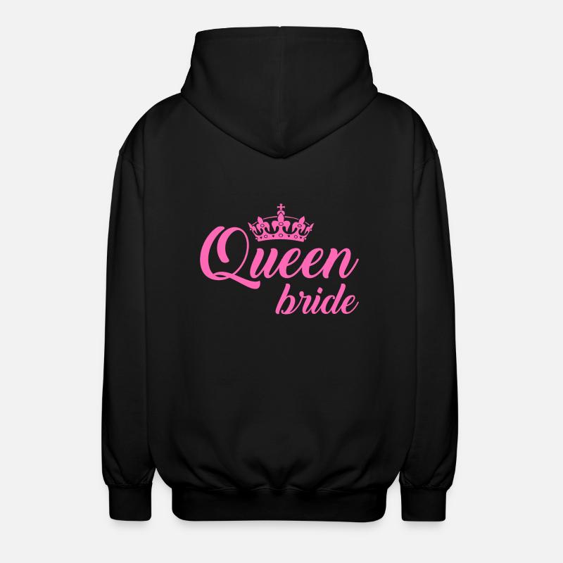 Queen Bride - Unisex Kapuzenjacke - Schwarz