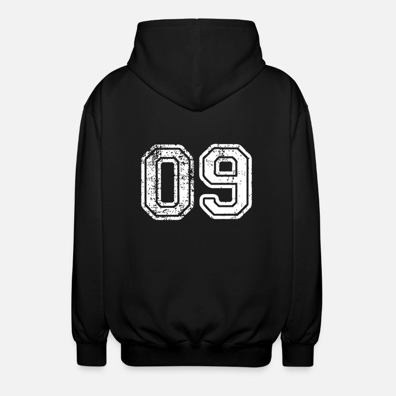 09 - Unisex Kapuzenjacke - Schwarz