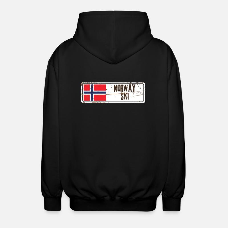 Skidor Norge - Luvjacka unisex - svart