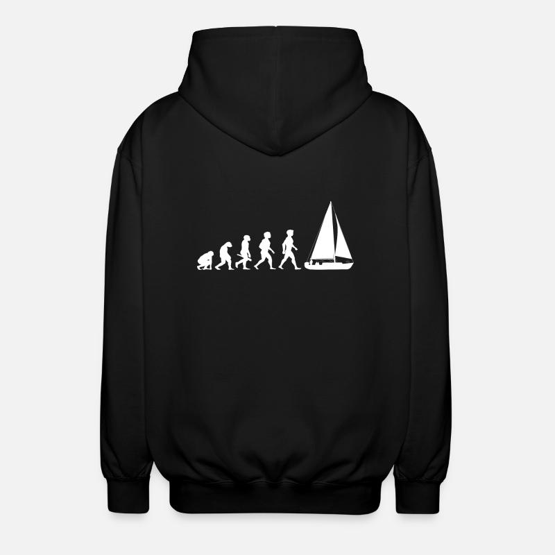 Voilier d'évolution voilier - Veste à capuche unisexe - noir