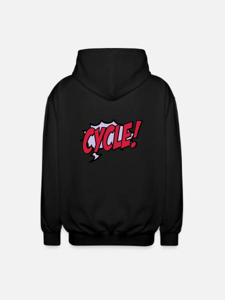cycle - Veste à capuche unisexe - noir