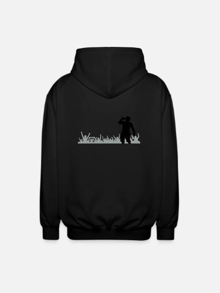 Sänger Band Fans - Unisex Kapuzenjacke - Schwarz