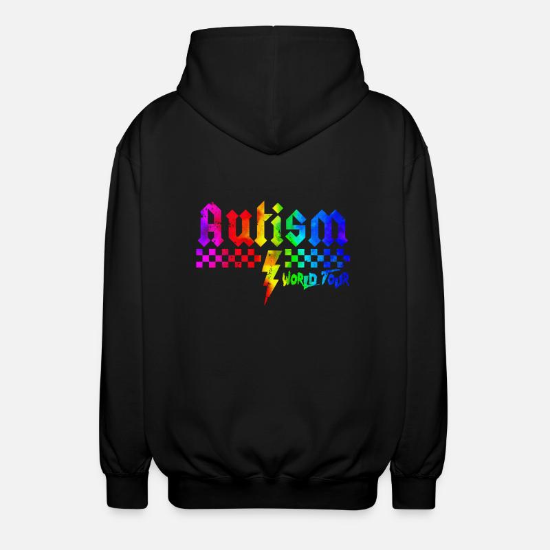 Autismus-Bewusstsein: anders, anders, besser - Unisex Kapuzenjacke - Schwarz