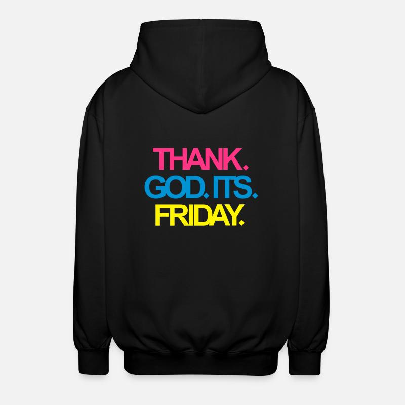 Its Friday! - Unisex Kapuzenjacke - Schwarz