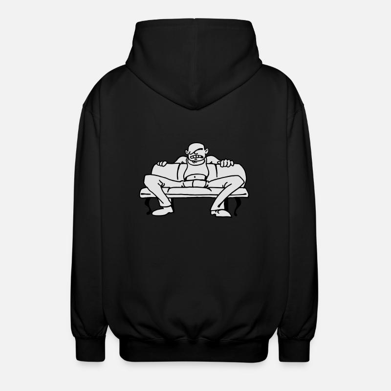 Arschloch - Unisex Kapuzenjacke - Schwarz