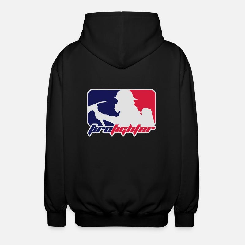 pompier - Veste à capuche unisexe - noir